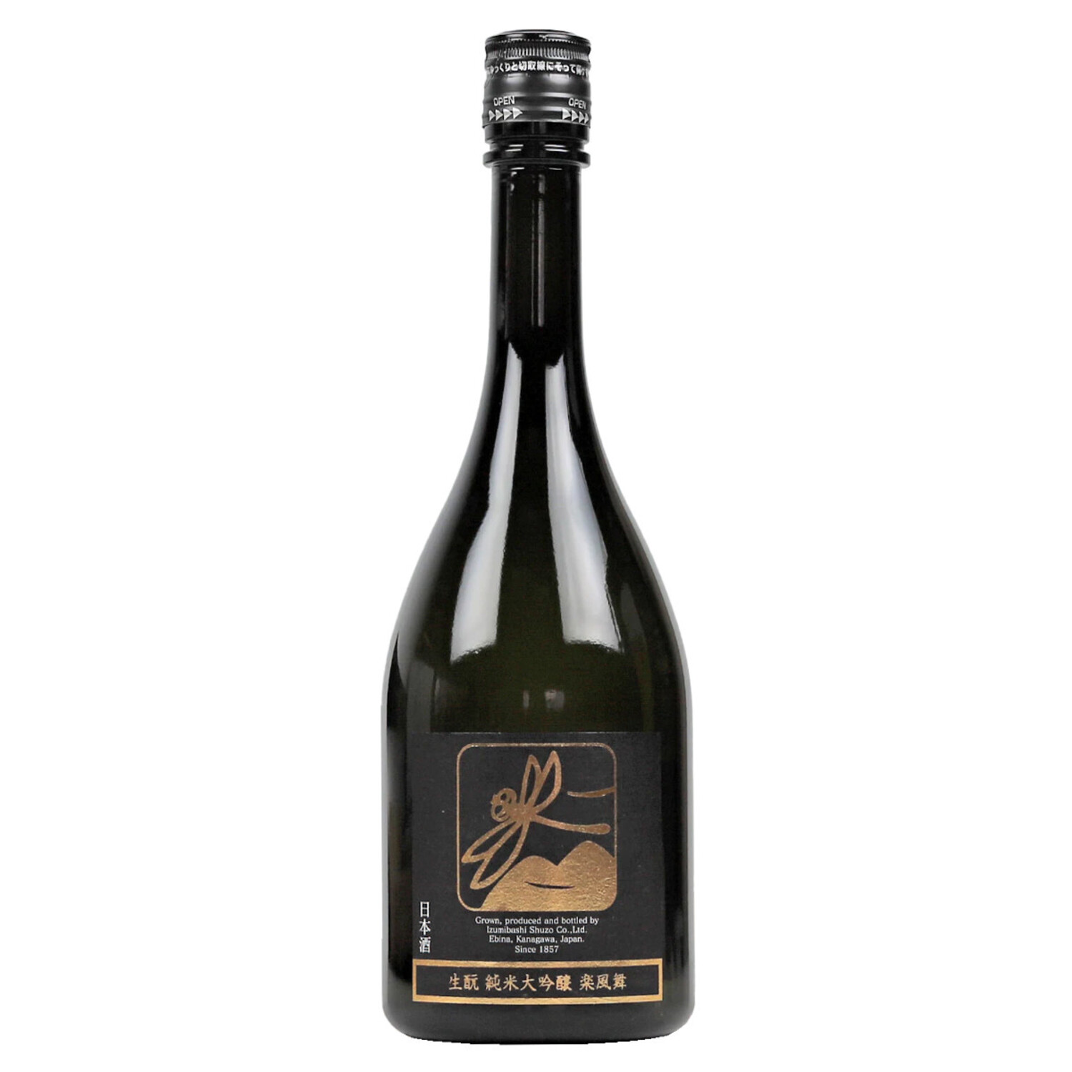 Izumibashi Gold Dragonfly Junmai Daiginjo Sake 楽風舞720ml $120