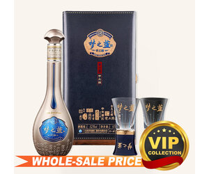 中国　青花　双喜文　小瓶　M　R6639 Blue and White Double-Handled Fu Lu Vase 青花开堂双耳福禄瓶