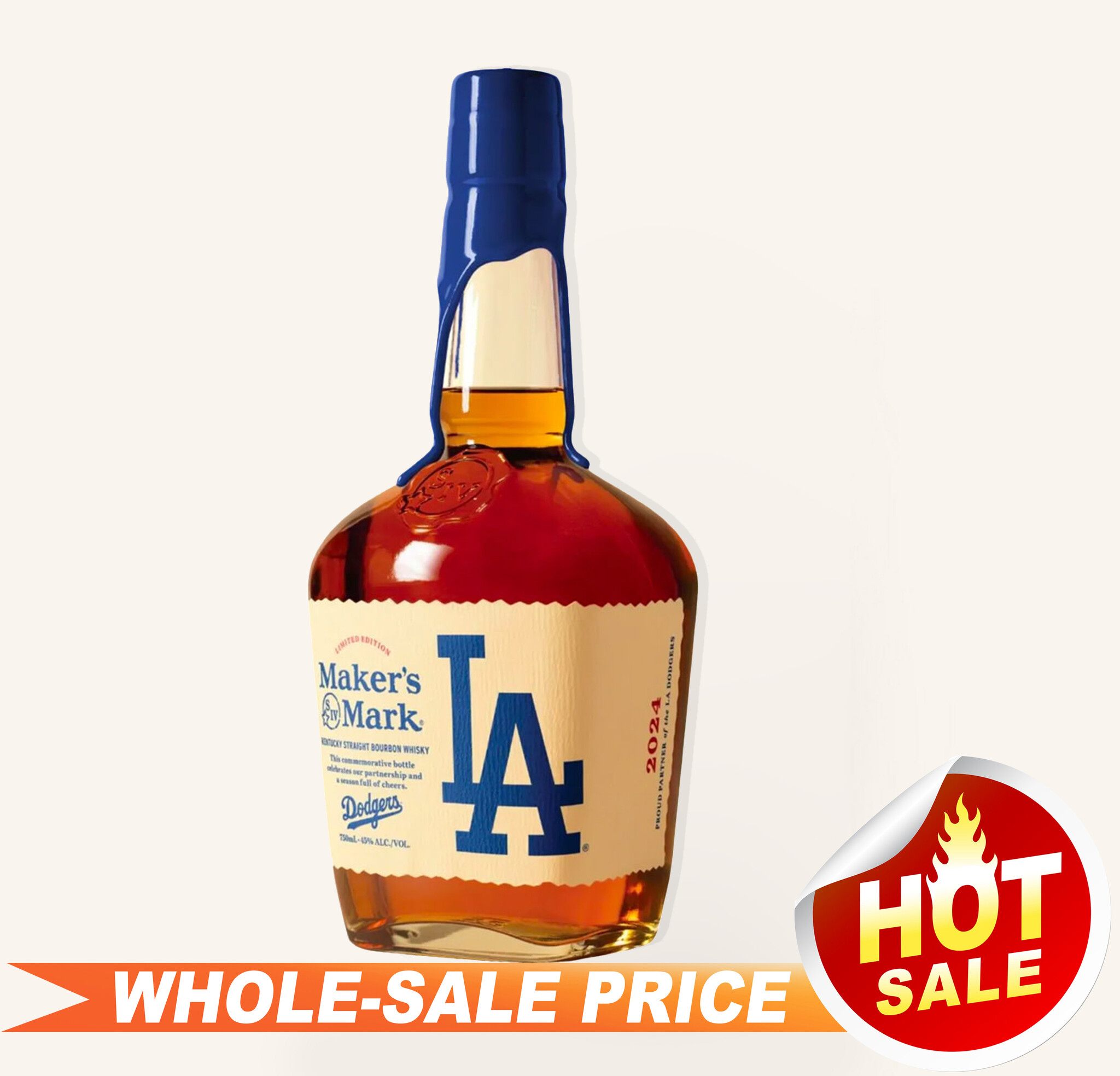Maker's Mark Dodgers LA Edition Kentucky Straight Bourbon Whiskey 29
