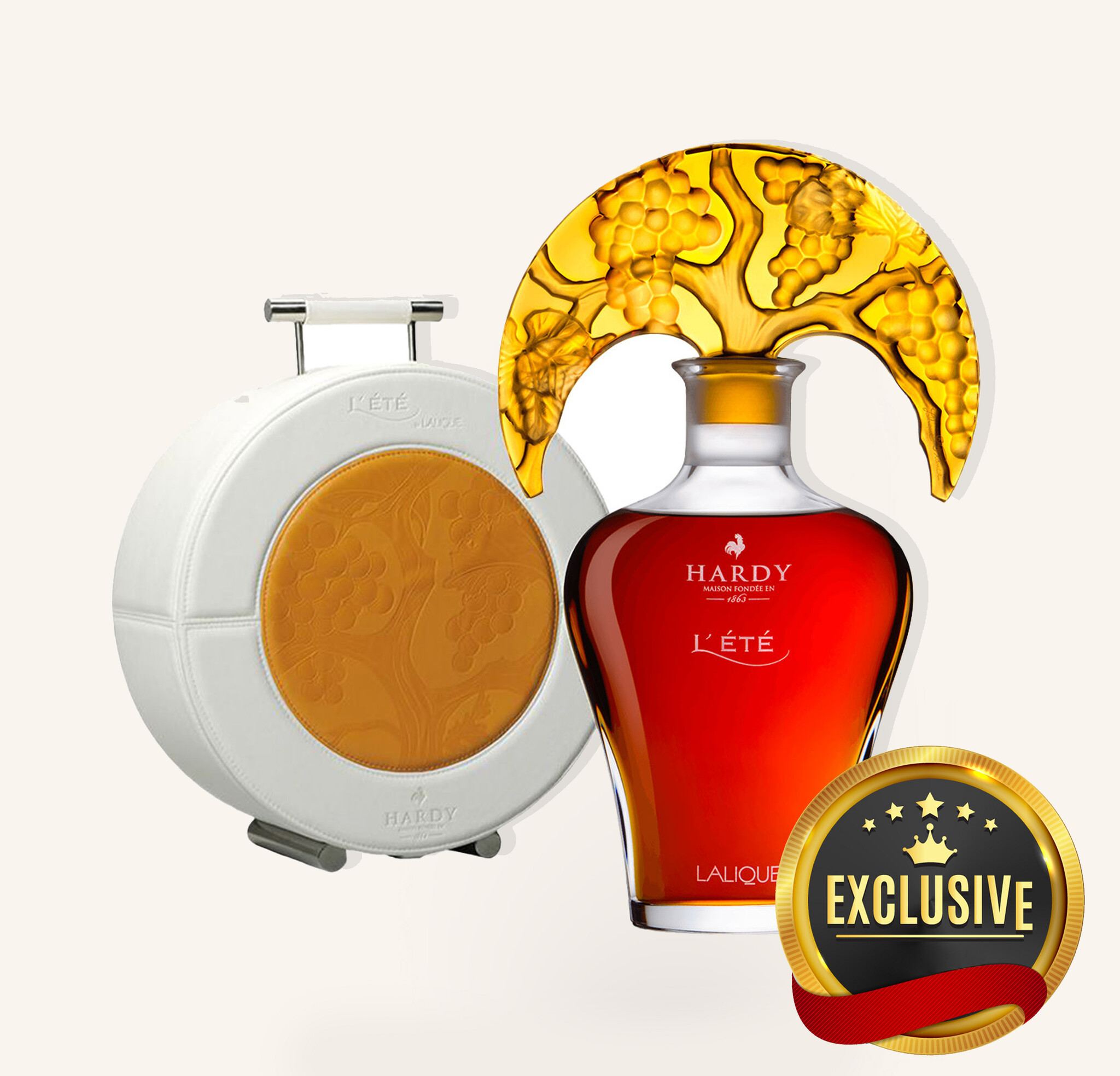 A.HARDY Hardy Cognac クリスタルデキャンタ 700ml 空瓶 A.Hardy CRYSTAL ハーディー クリスタル デキャンタ COGNAC