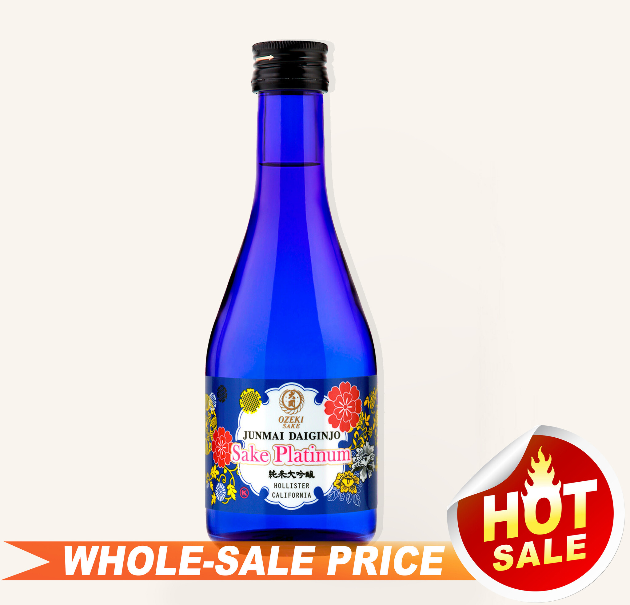 Ozeki Platinum Junmai Daiginjo 300ml $11 - Uncle Fossil Wine&Spirits