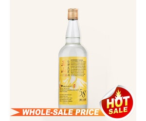 Yushan Taiwan Kaoliang Liquor 58 750ml 台湾玉山高粱$27