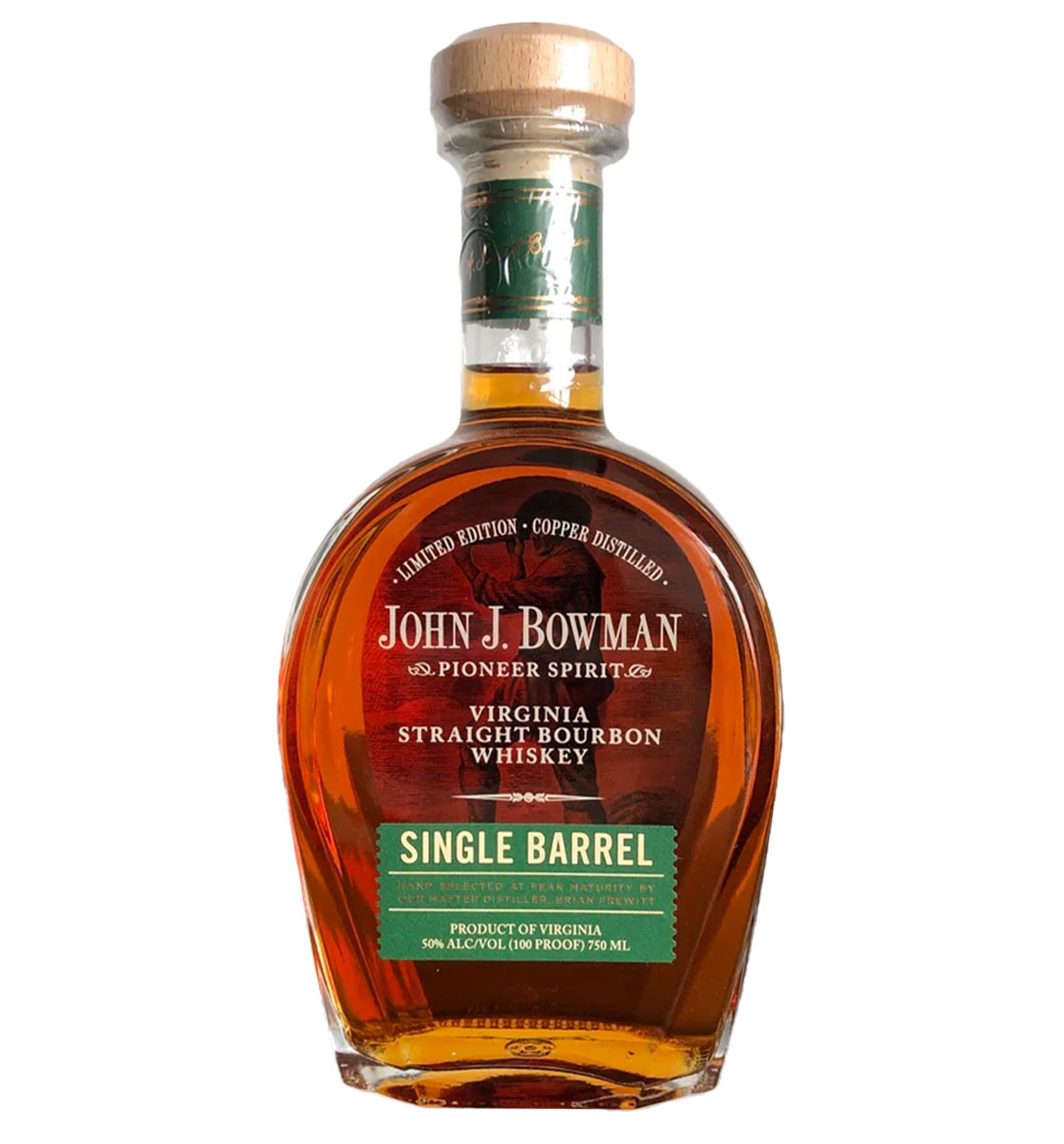 John J.Bowman Straight Bourbon Single Barrel Proof 100 750ml