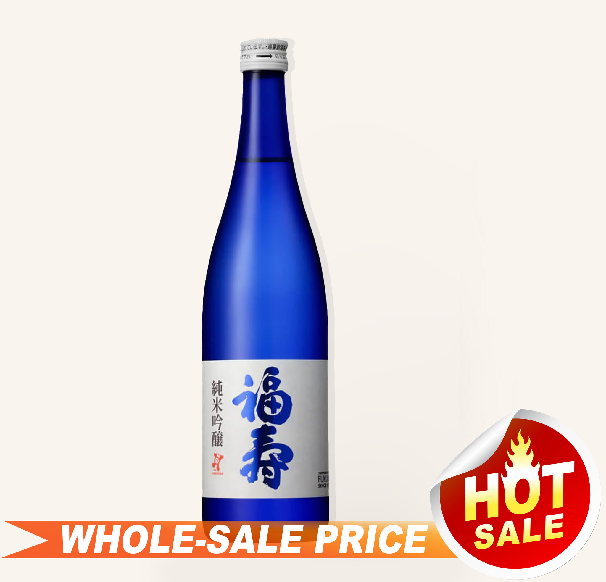 Fukuju Blue Junmai Ginjo Sake 720ml $36 - Uncle Fossil Wine&Spirits