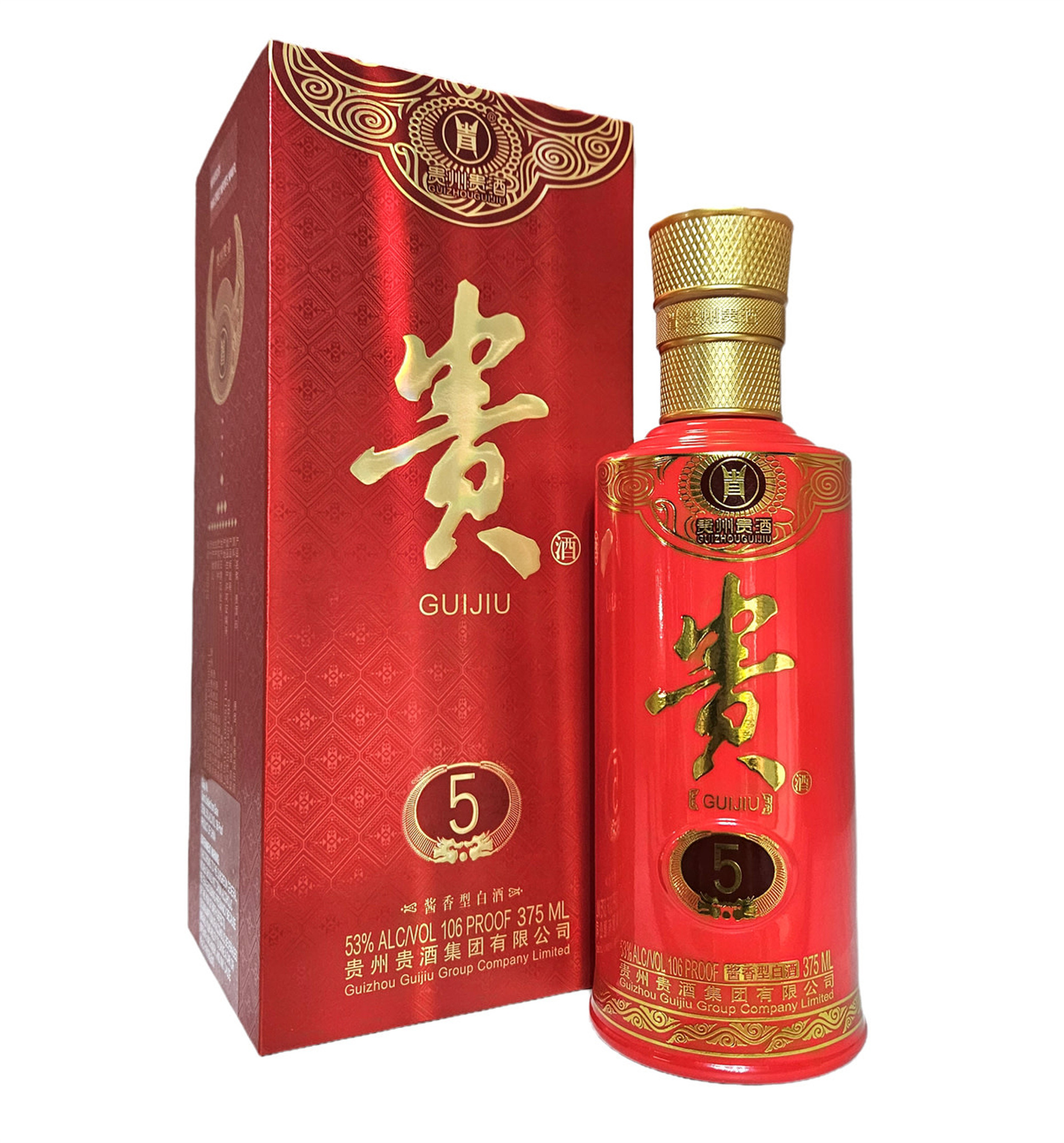 Guizhou Guijiu 5Years 375ml 贵州贵酒酱香型五年白酒$39 Guizhou Guijiu 5Years 375ml 贵州贵酒酱香型五年白酒$39