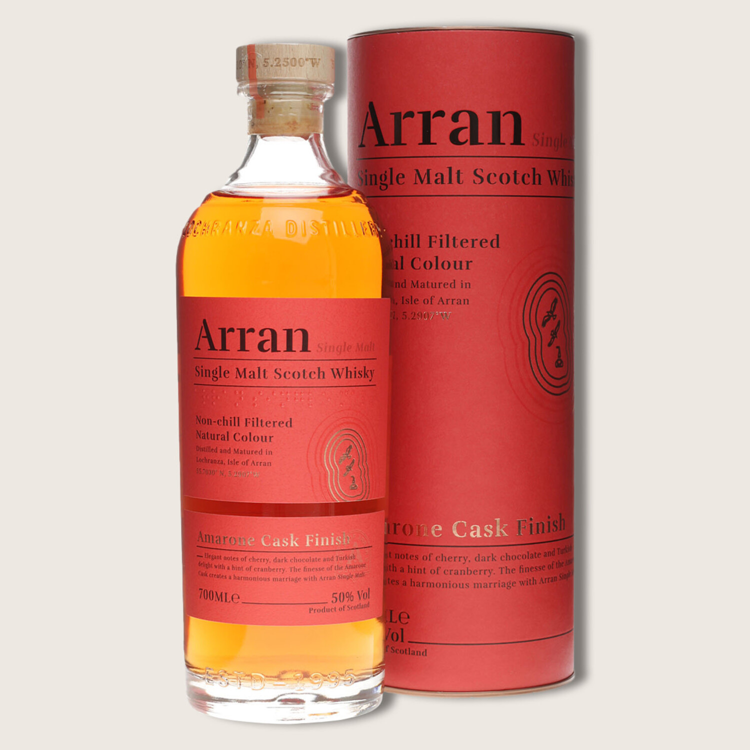 ウイスキー Arran 2007 Amarone Cask Finish Arran Amarone Cask Finish Single Malt Scotch Whisky 750ml