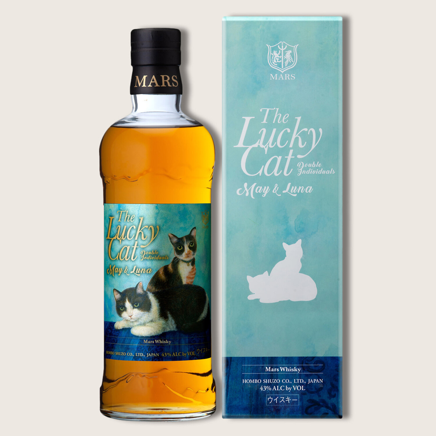 Mars The Lucky Cat May & Luna Japanese Whisky 700ml $182