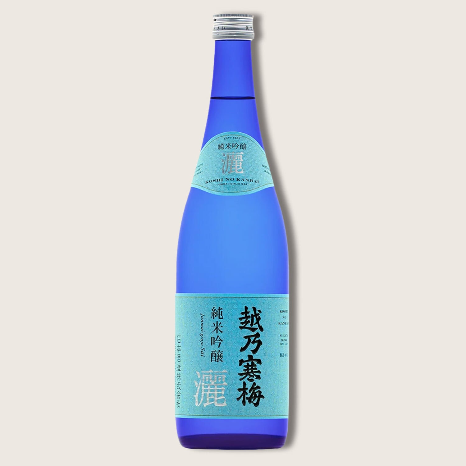 Koshi no Kanbai Sai Blue River Junmai Ginjo Sake 720ml $34 - Uncle
