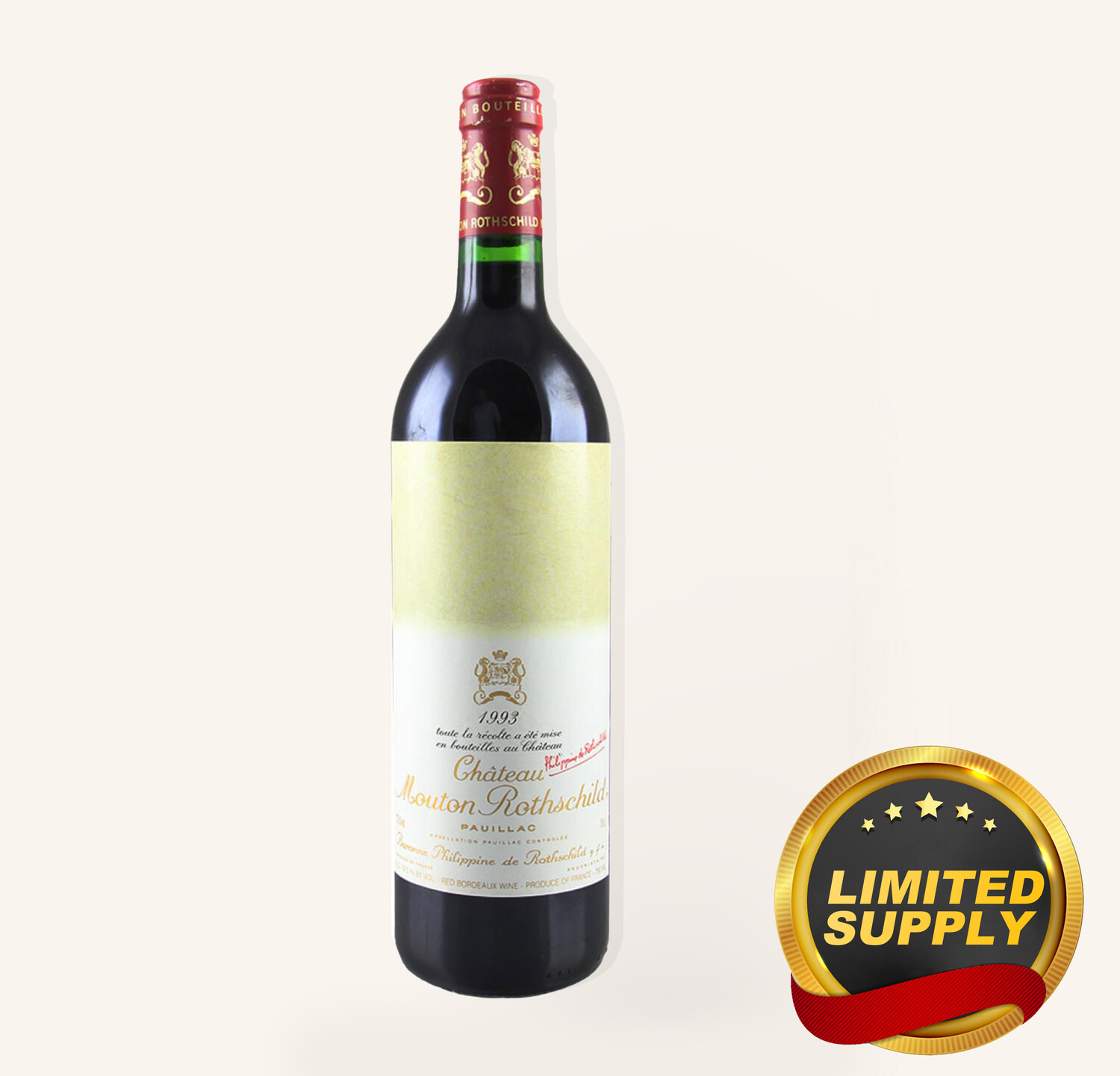 Chateau Mouton Rothschild Pauillac Bordeaux Red Blends 1993 $649