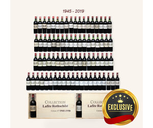 Lafite Rothschild 1945-2019 Collection 75 Bottles Vintages $189999