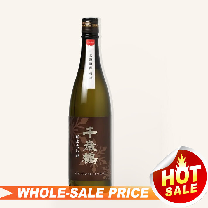 Chitosetsuru Kita Shizuku Junmai Ginjo Sake 720ml $26 - Uncle