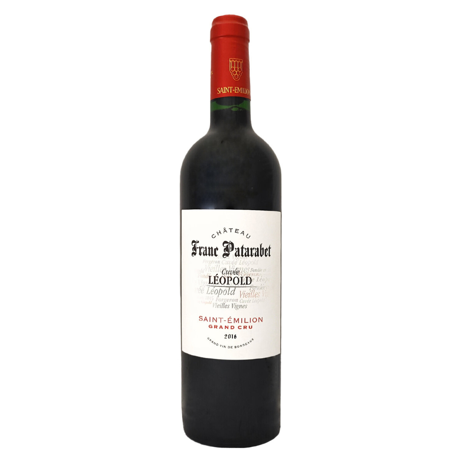 Chateau Franc Patarabet Saint Emilion Grand Cru Cuvee Leopold 2016 