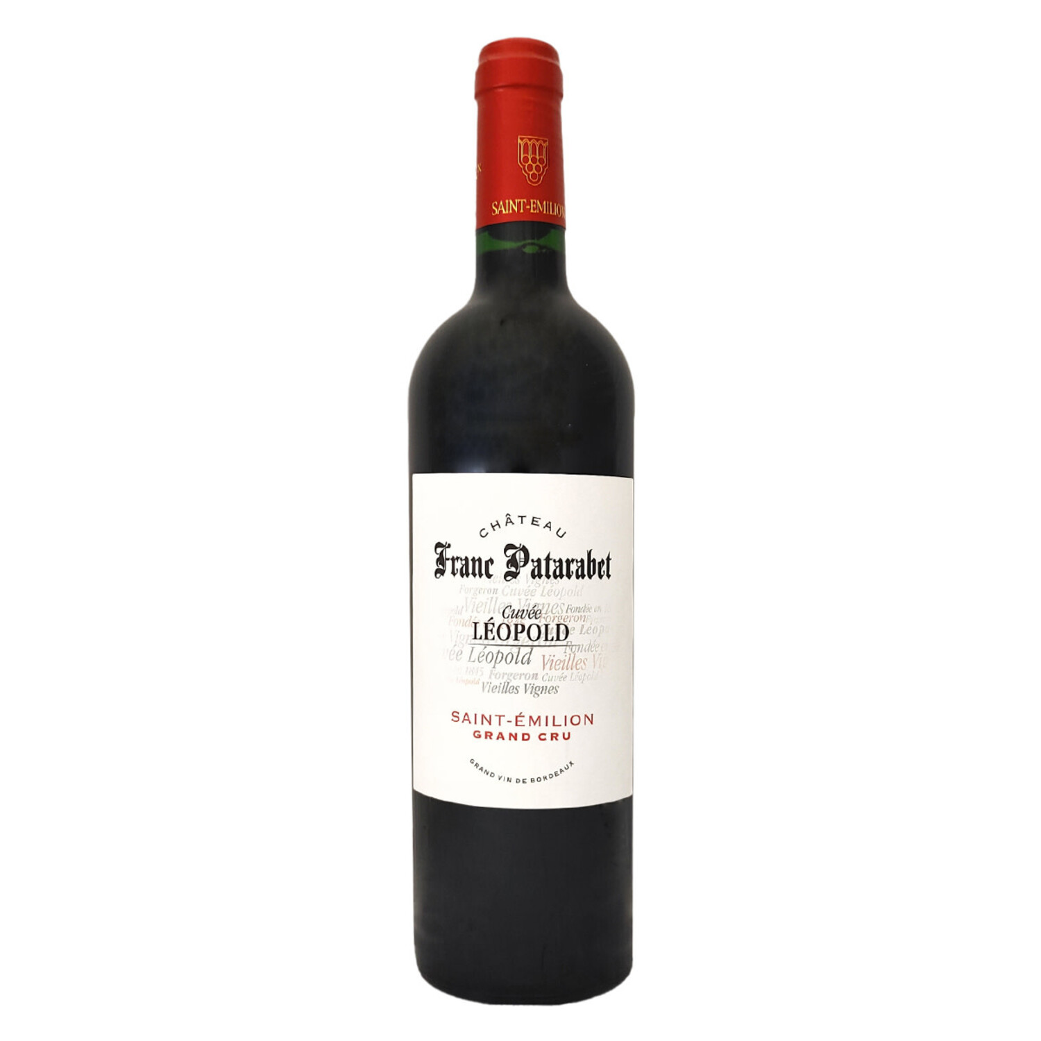 Chateau Franc Patarabet Saint Emilion Grand Cru Cuvee Leopold 2012 $37 -  Uncle Fossil Wine\u0026Spirits, image size:1500x1500