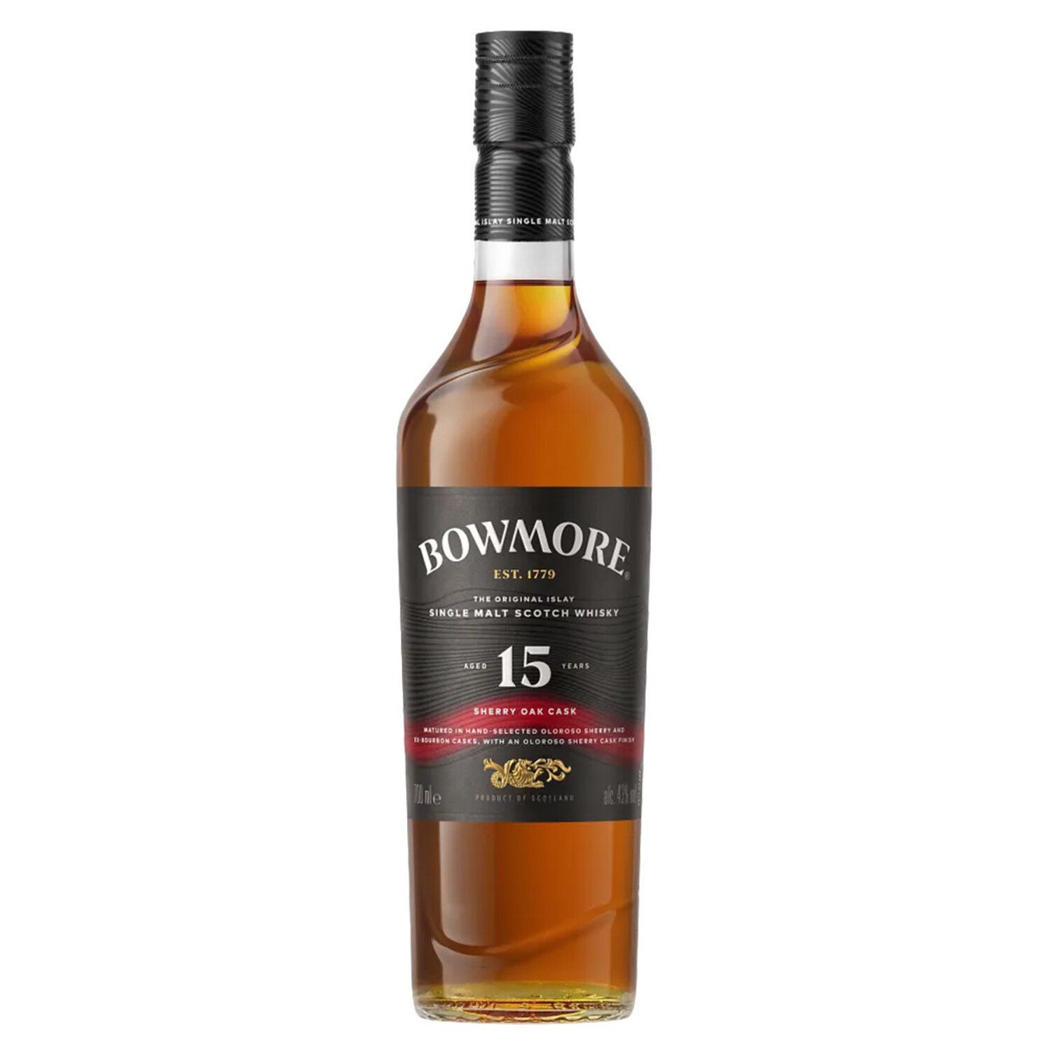 BOWMORE 15年 700ml 43% ボウモア 15年 正規 700ml 43度 スコットランド アイラ シングル