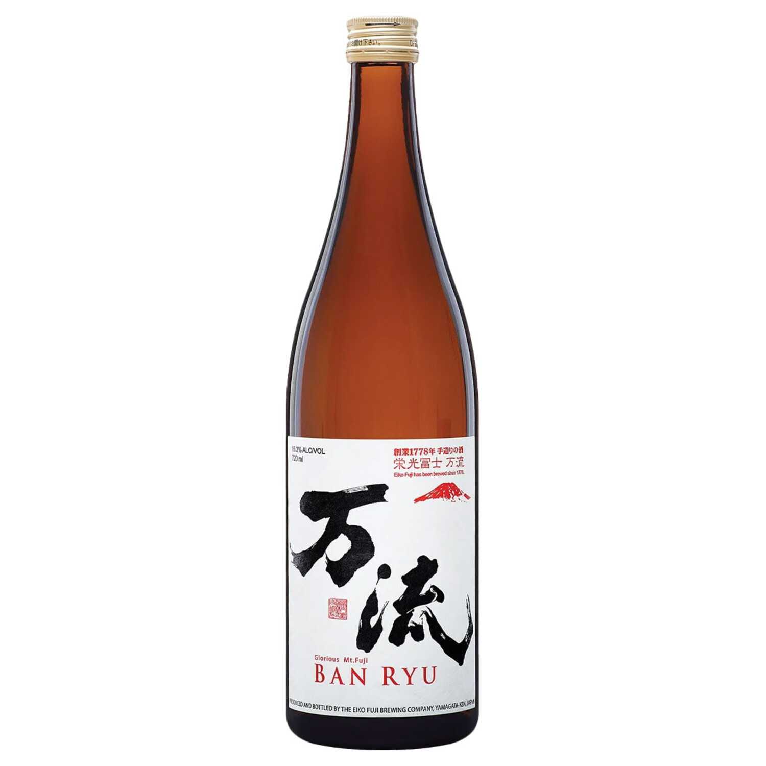 Eiko Fuji Ban Ryu Honjozo Sake 720ml 榮光富士万流 $20