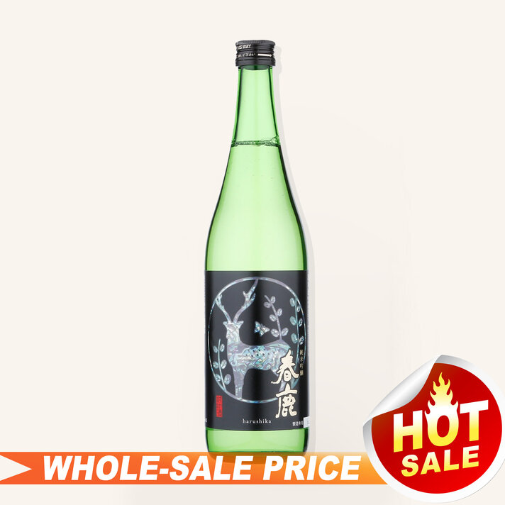 Harushika Sakura Junmai Sake 720ml 春鹿樱花純米 $31 - Uncle