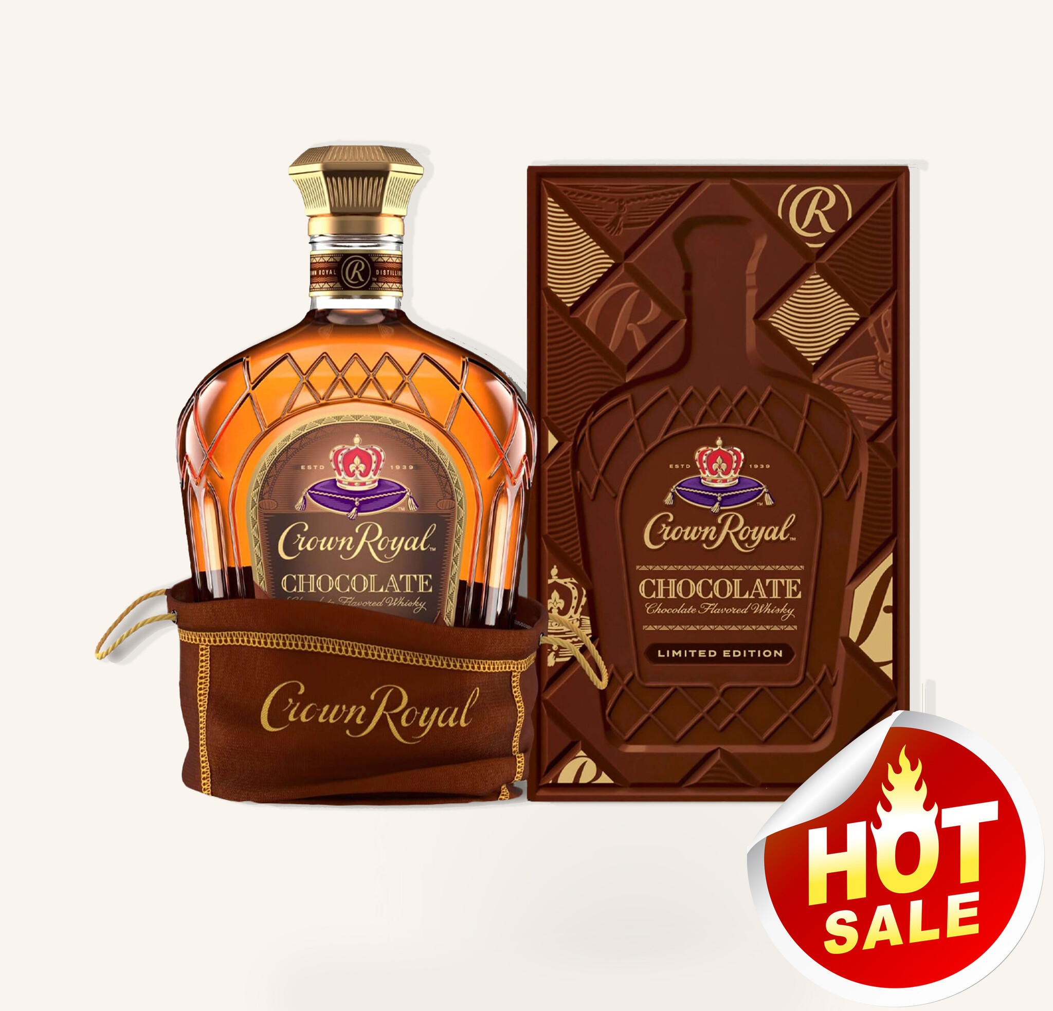 Crown Royal Chocolate Flavored Whisky Canadian Limited Edition $34