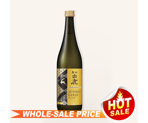 Hakushika Gold Namachozo Junmai Ginjo Sake 720ml 白鹿純米吟醸 $23
