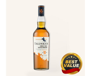 Talisker 10 Yr Single Malt Scotch Whisky Proof 91.6 750ml $74