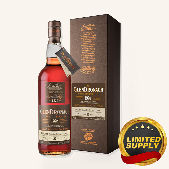 The Glendronach 40Yr Single Malt Scotch Whisky 700ml $5999 - Uncle