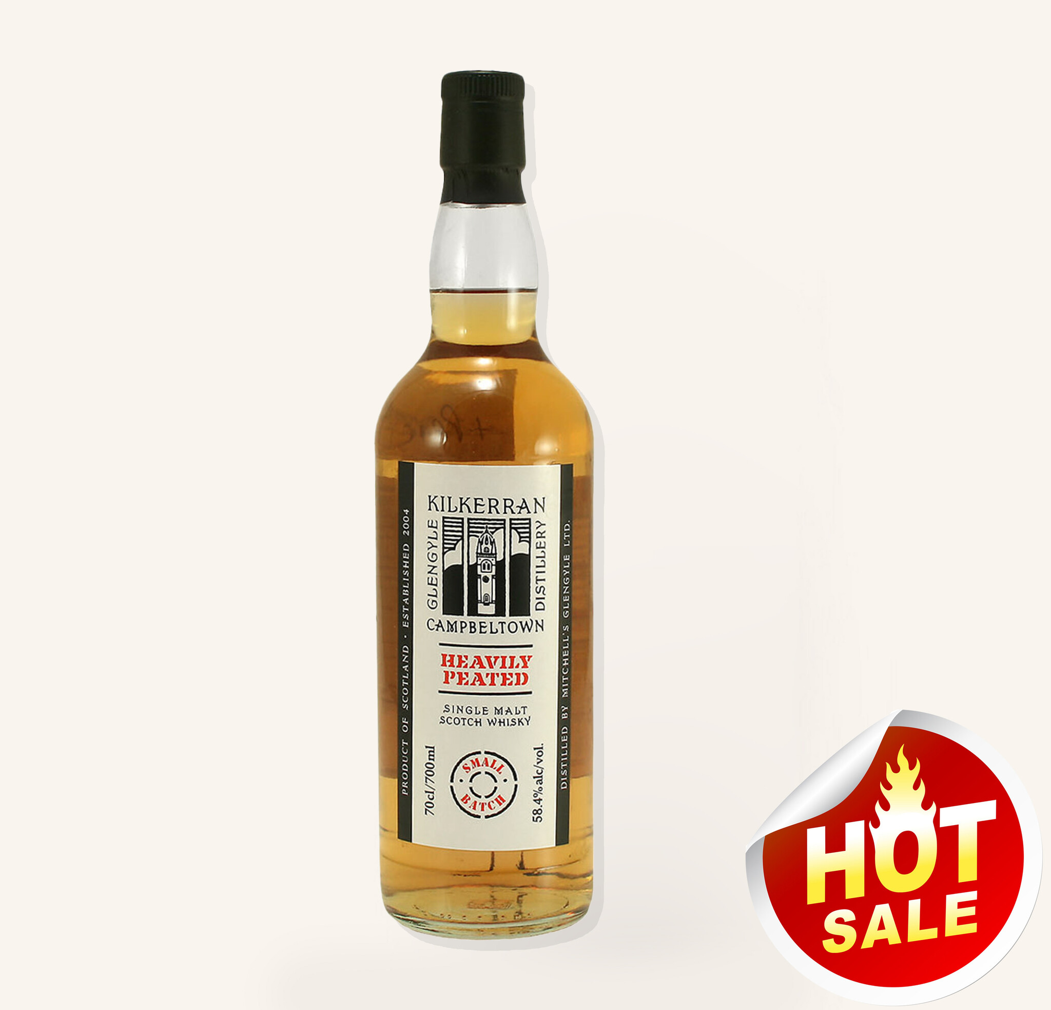 Kilkerran Heavily Peated Single Malt Scotch Whisky Batch 12 $91 