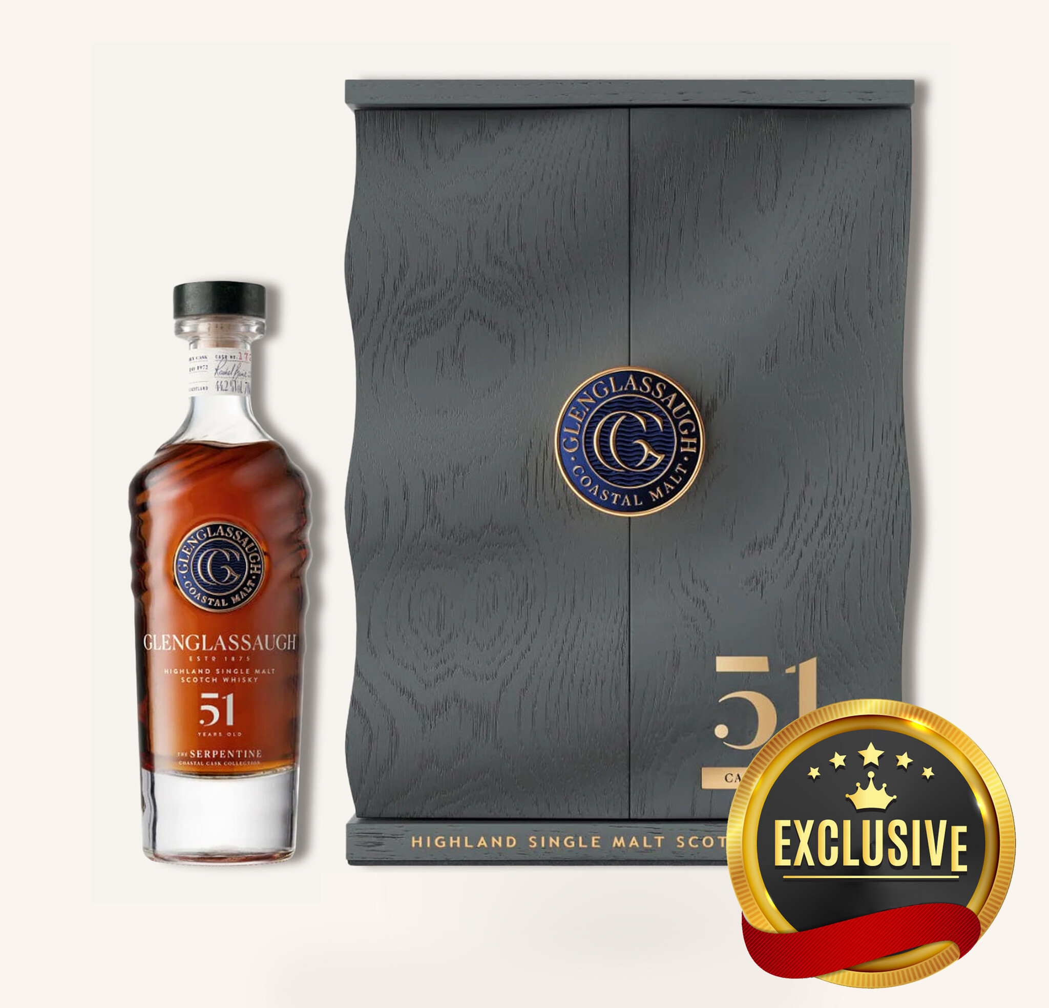 Glenglassaugh 51Yr Serpentine Coastal 1972 #1723 Scotch Whisky