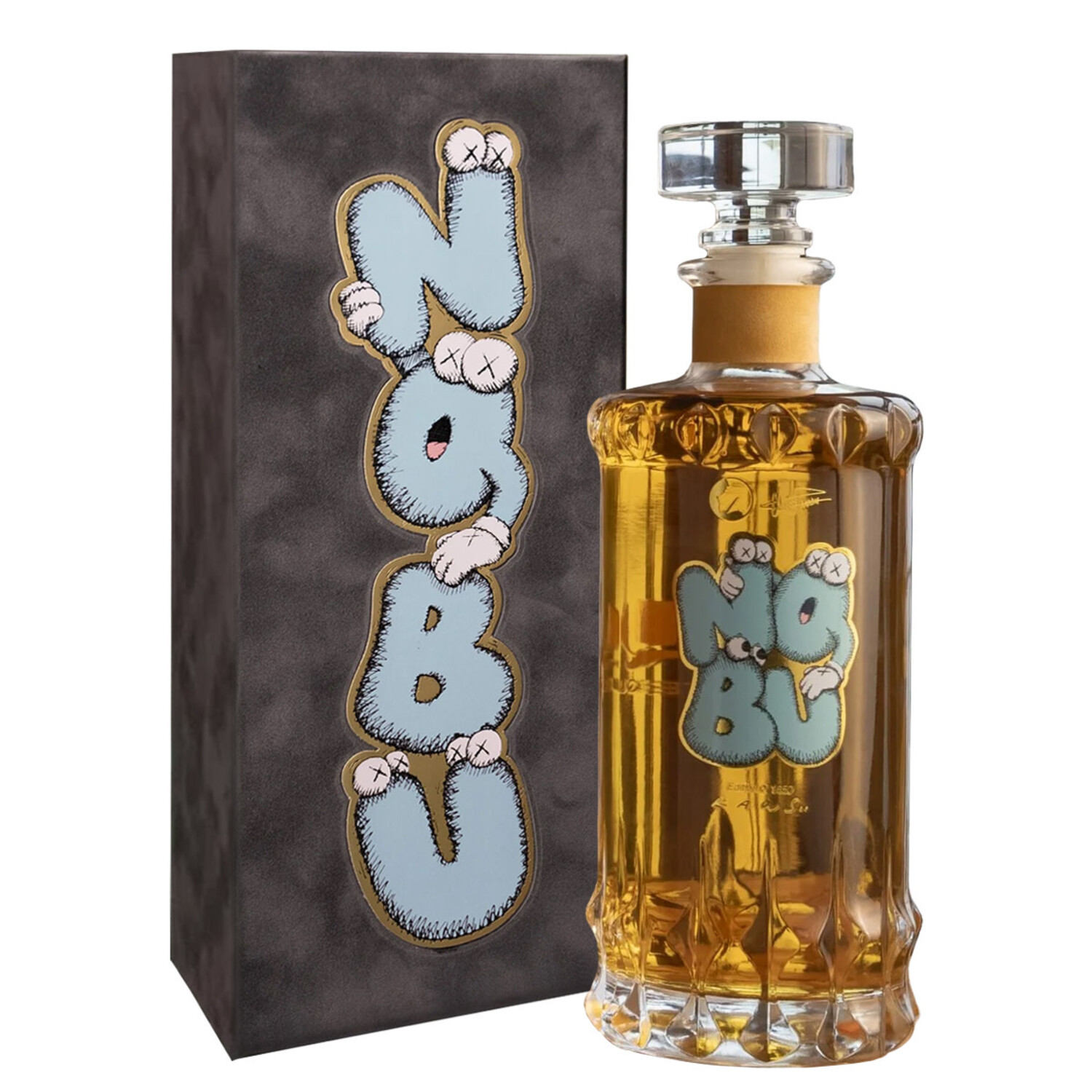2025 NOBU Rare KAWS Edition Extra Anejo by QUI Tequila Blue $1049