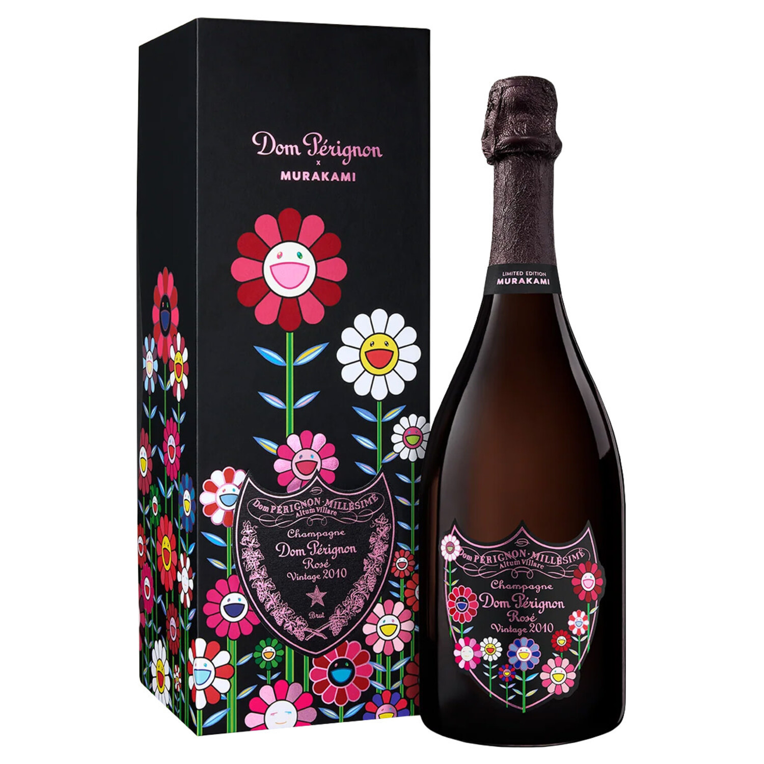 Dom Perignon Murakami Brut Rose Champagne Gift Box 2010 $499