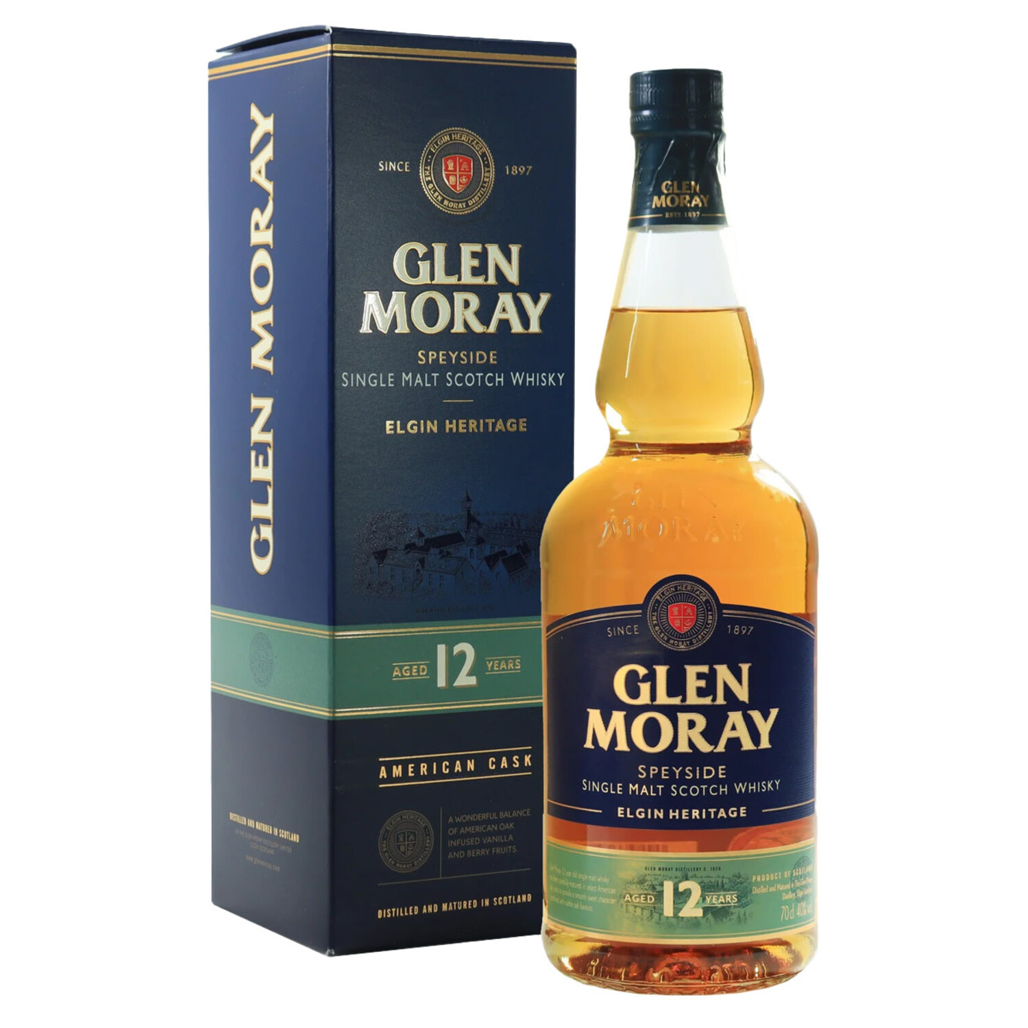 Glen Moray 12Year Single Malt Scotch Whiskey 750ml $39 - Uncle