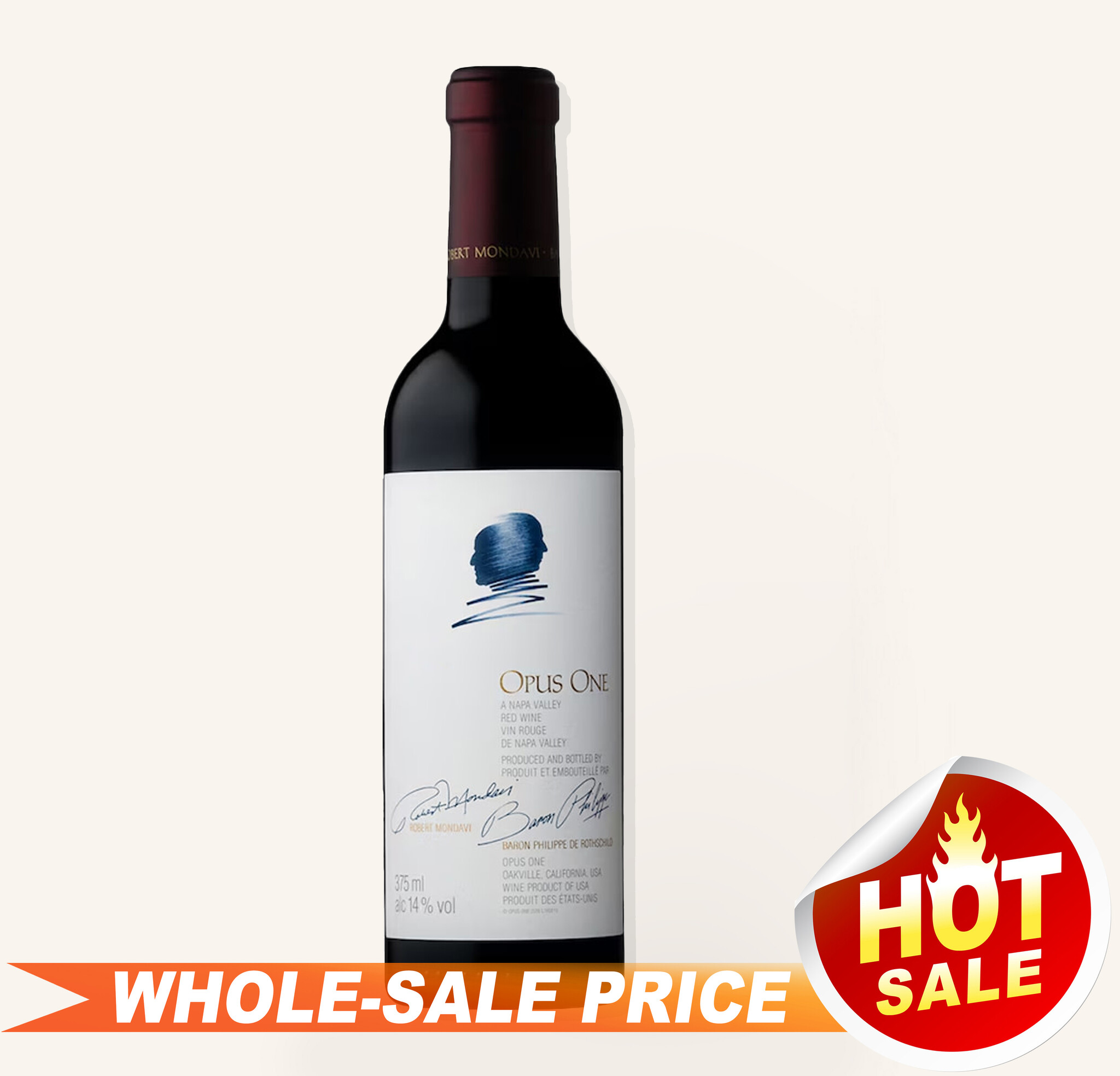 Opus One Red Blend Napa Valley 2022 375ml $224 - Uncle Fossil