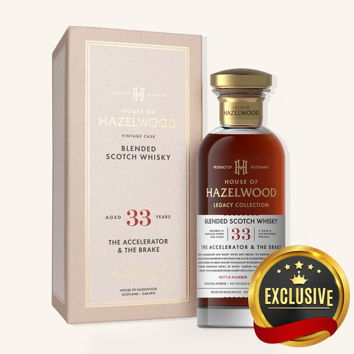 House of Hazelwood Legacy The Transatlantic 33 Yr Scotch $1999
