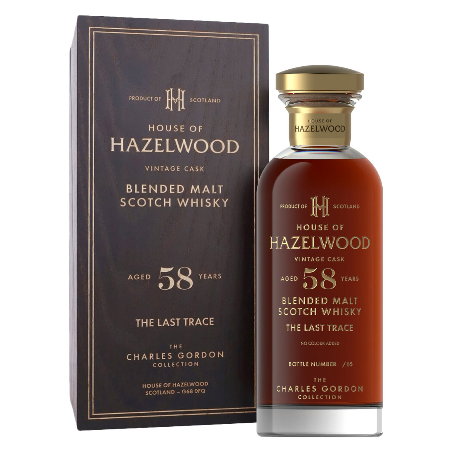 House of Hazelwood 58 year old The Last Trace Scotch $9888 - Uncle