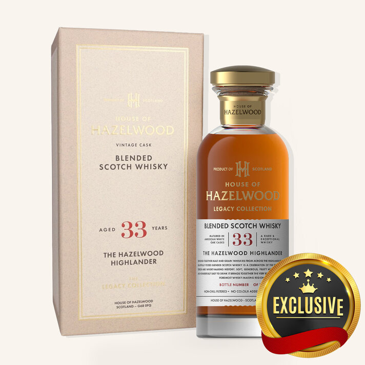 House of Hazelwood Legacy The Transatlantic 33 Yr Scotch $1999