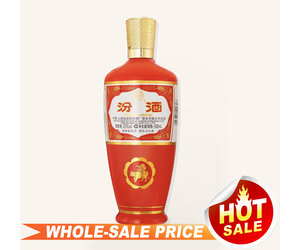 Xing Hua Cun Fen Chiew Red Bottle 500ml 汾酒红瓷$16 - Uncle Fossil