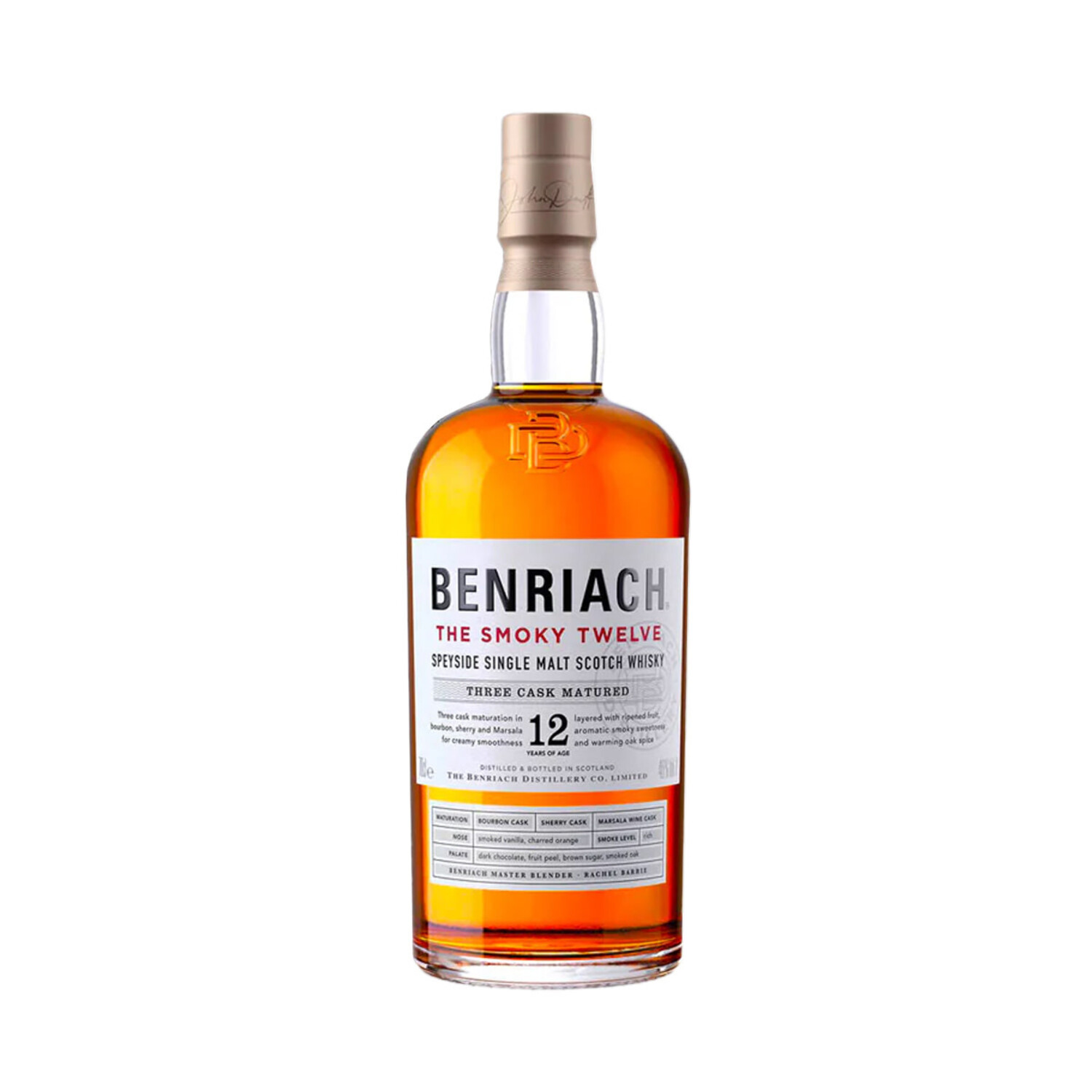 【新品未開封】BENRIACH THE SMOKY TWELVE 12年 BenRiach 12Yr The Smoky Twelve Three Cask Scotch Whisky $61