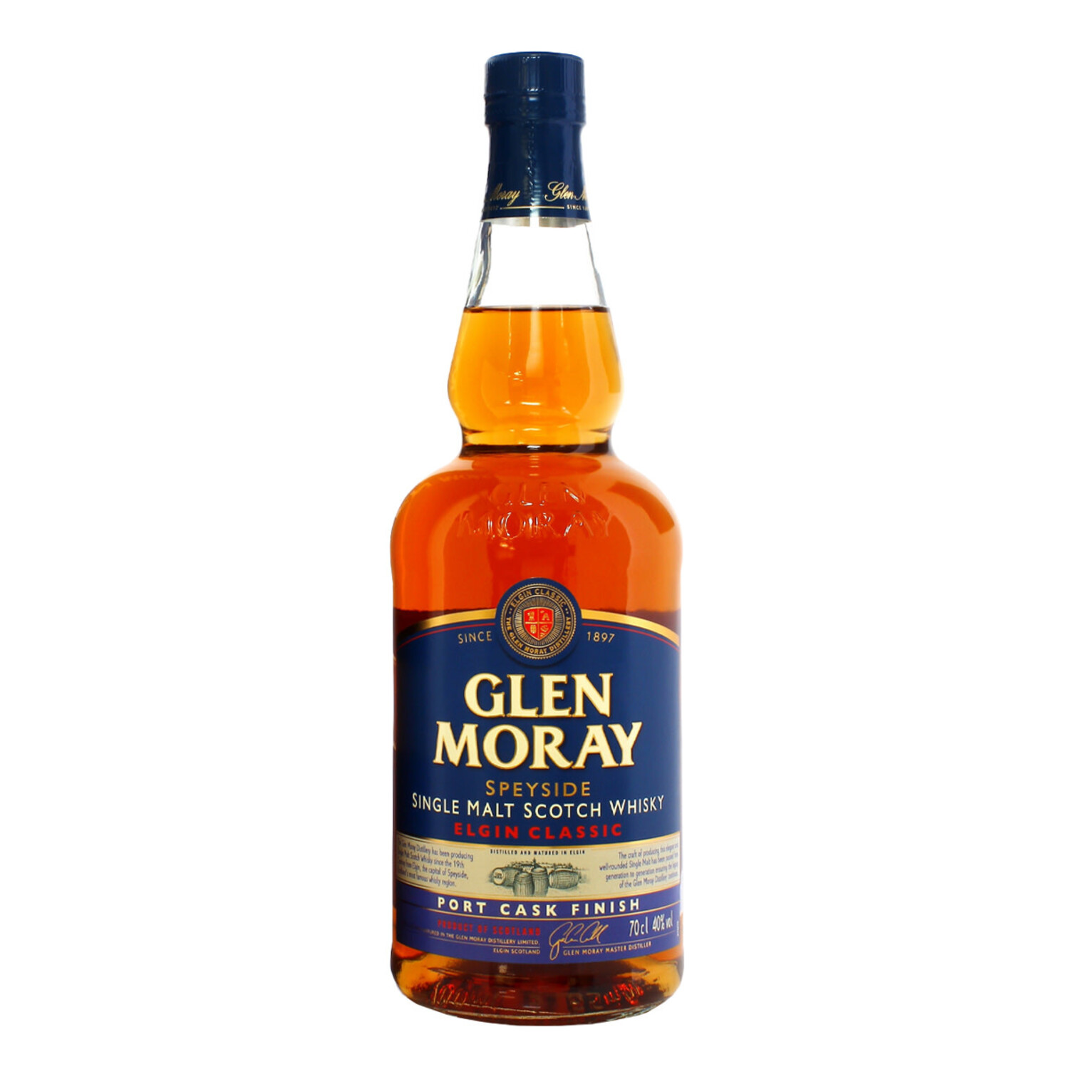 Glen Moray Port Cask Finish Single Malt Scotch Whisky 750ml $30