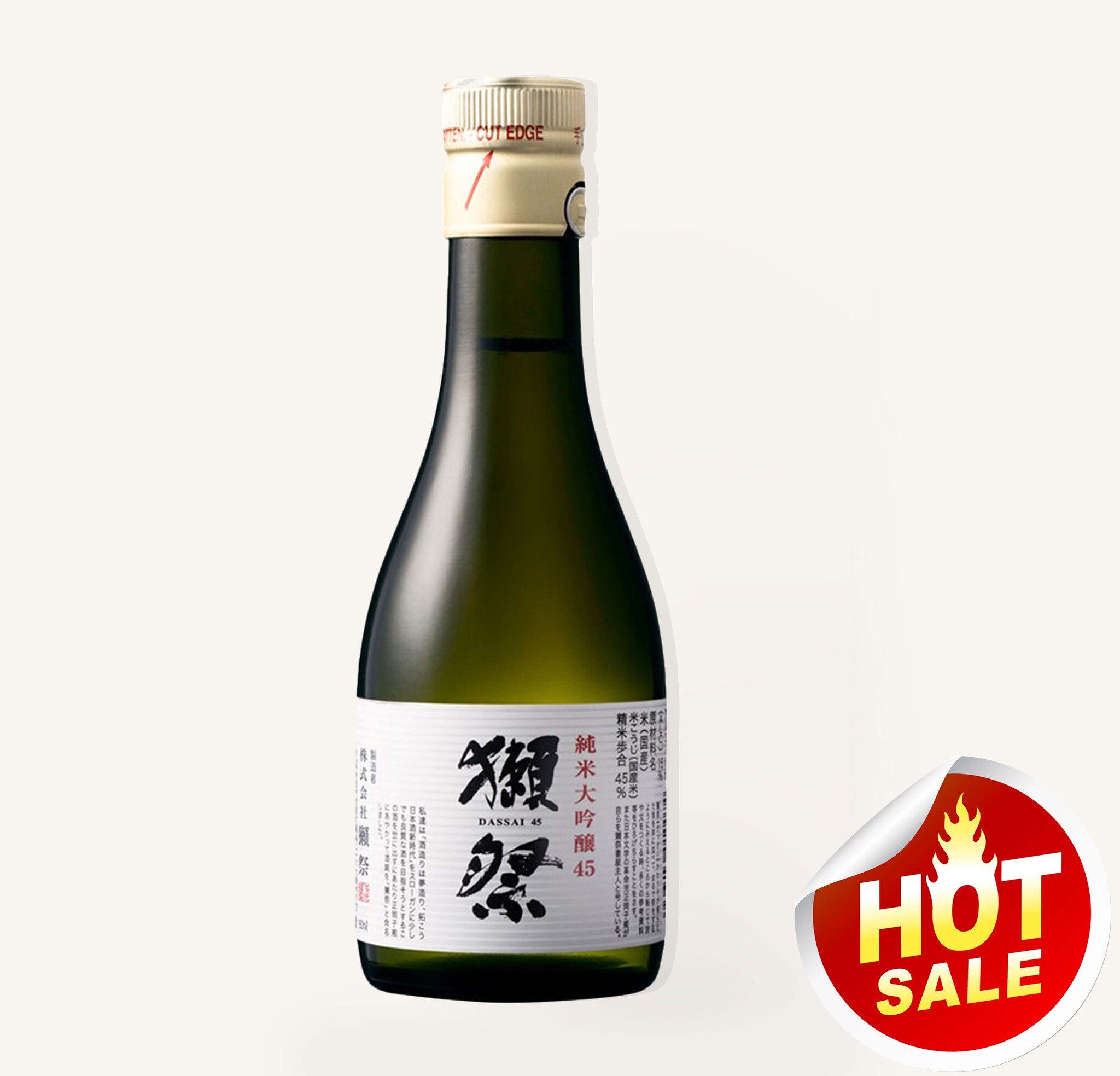 Dassai 45 Junmai Daiginjo Sake 180ml 獭祭純米大吟釀$24 - Uncle