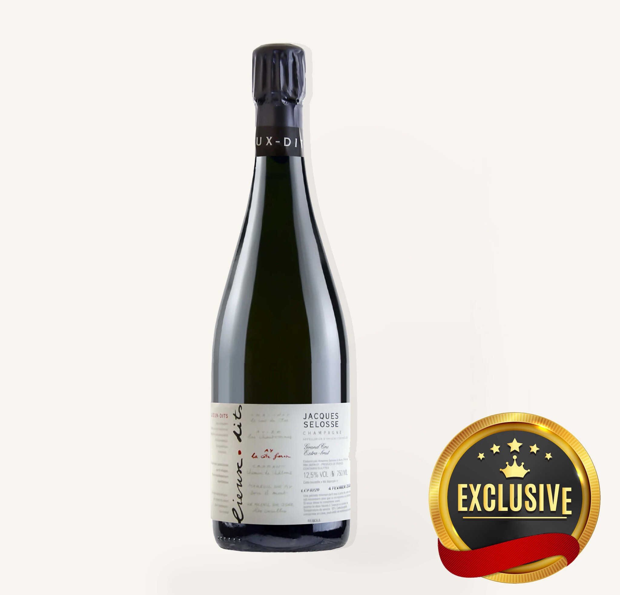 Jacques Selosse Ay La Cote Faron Extra Brut Champagne 750ml $1288