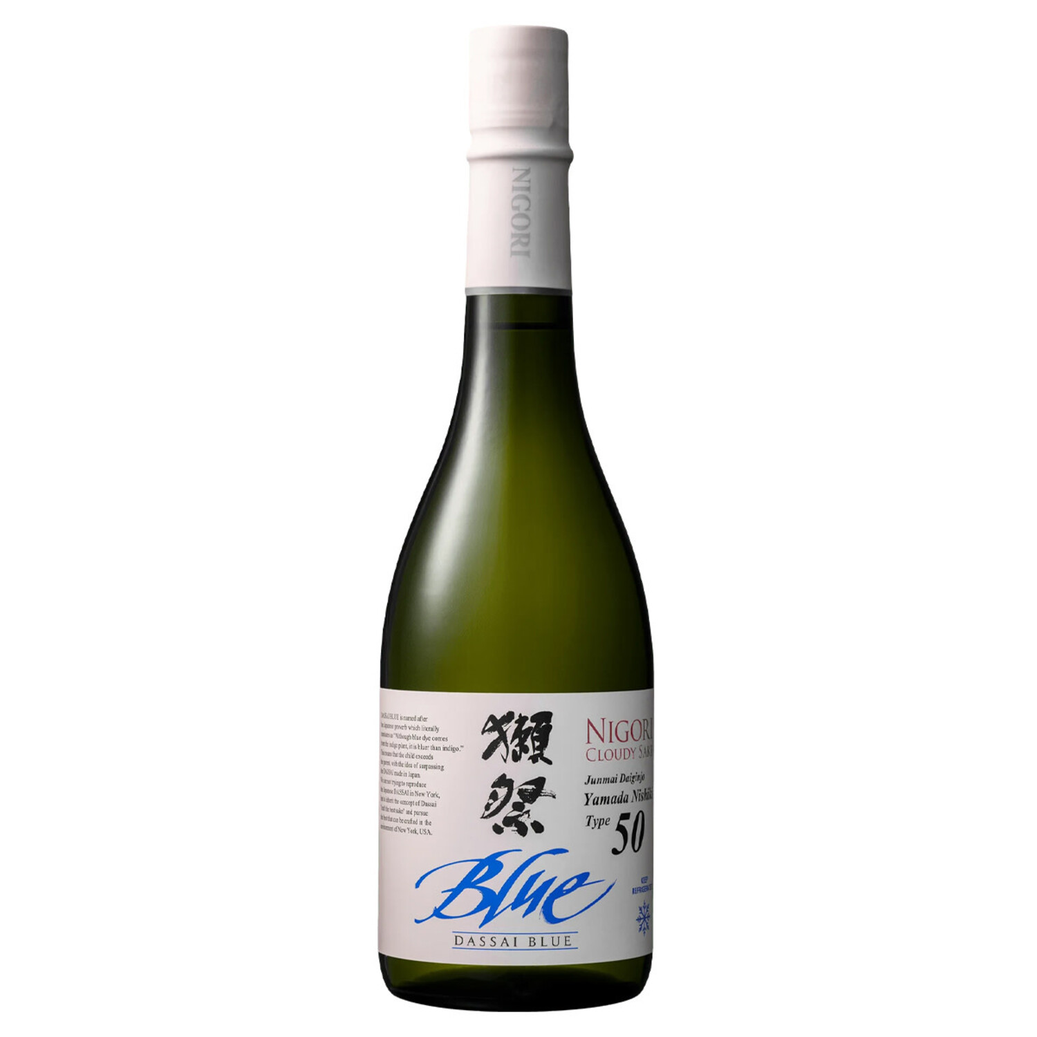 Dassai Blue Type 50 Junmai Daiginjo Nigori Sake 720ml $32 - Uncle