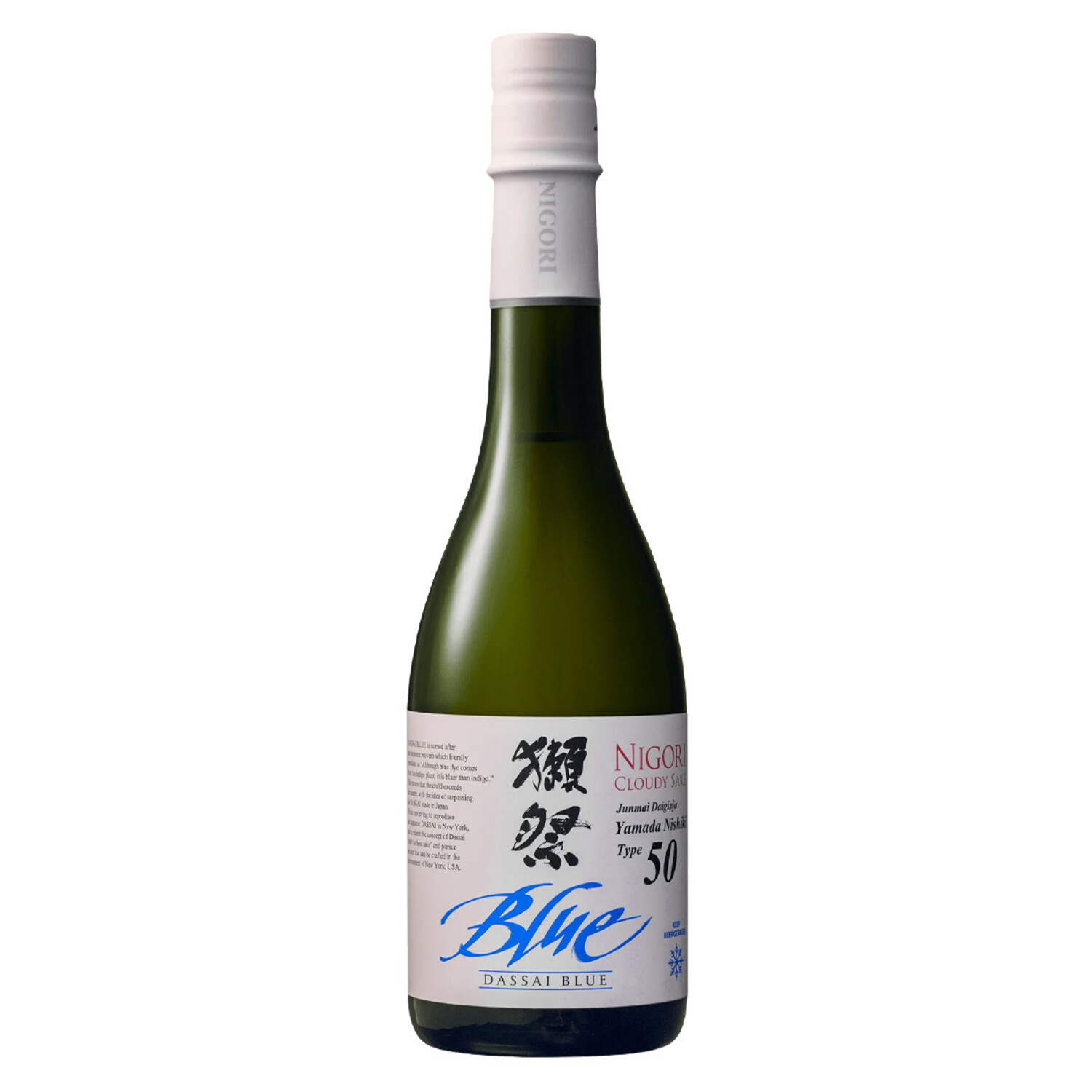 Dassai Blue Type 50 Junmai Daiginjo Nigori Sake 375ml $18 - Uncle