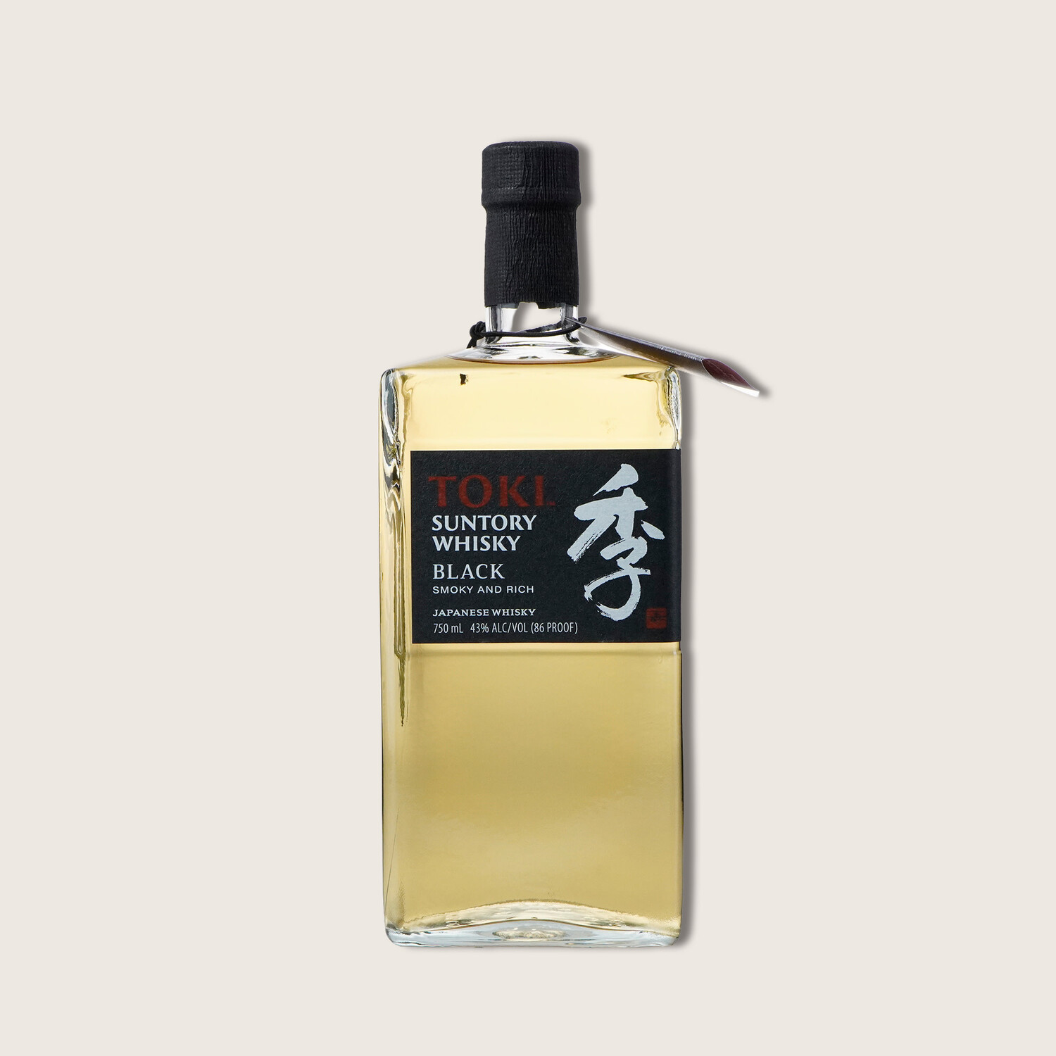Suntory Toki Black Smoky and Rich Japanese Whisky Proof 86 750ml