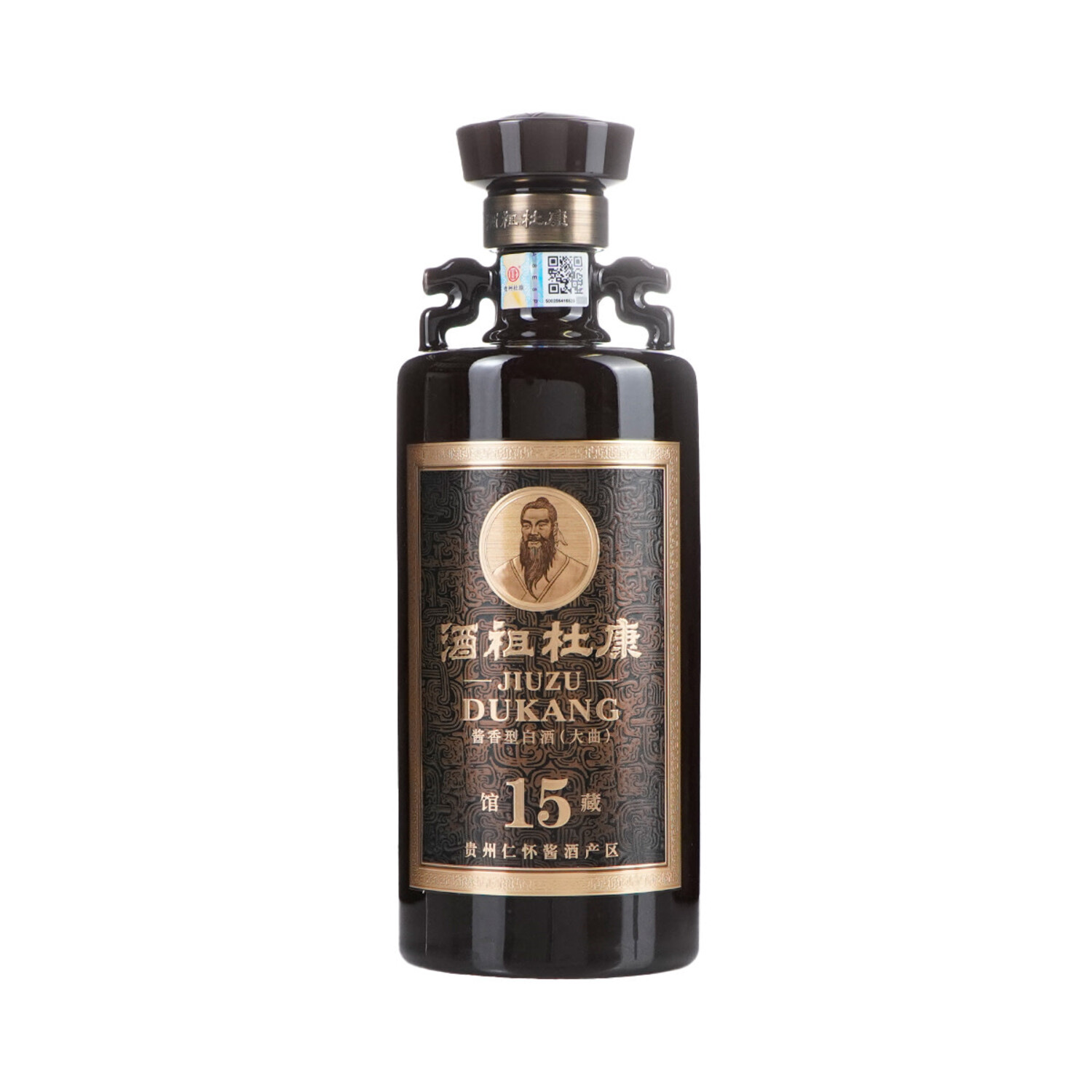 JiuZu DuKang Collection 15Ys 500ml+50ml 酒祖杜康馆藏十五年$169