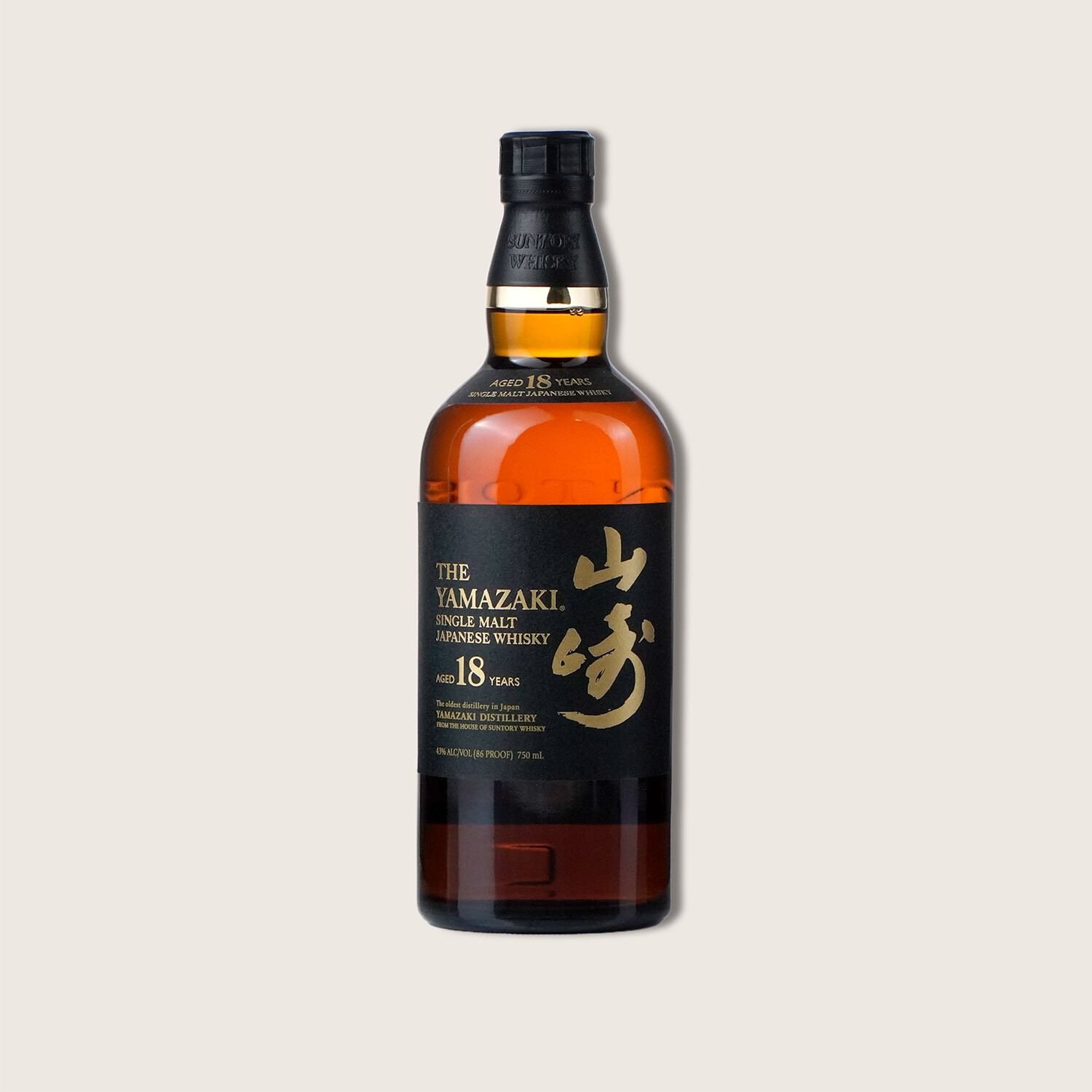 Yamazaki 18Yr Single Malt Japanese Whisky 山崎 750ml $1099 Free