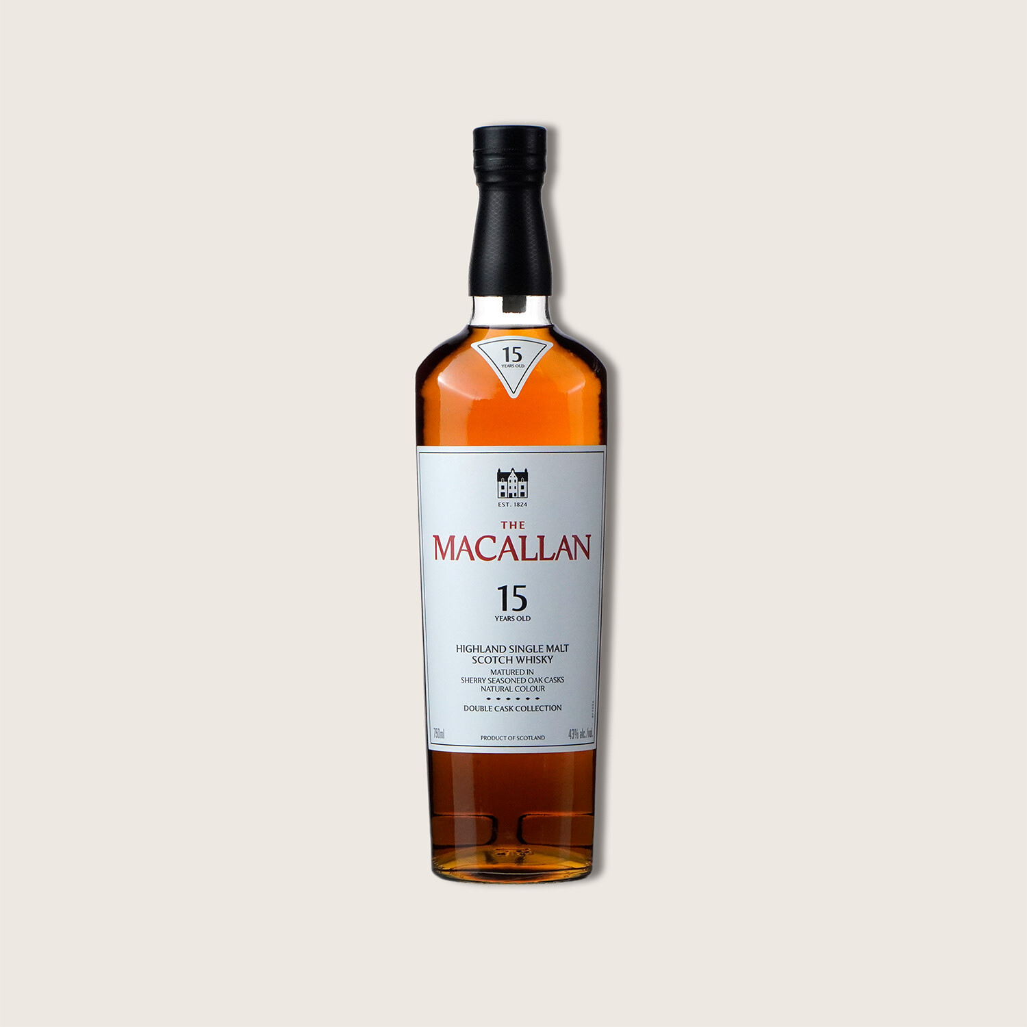 Macallan 15Yr Double Cask Single Malt Scotch Whisky (Red Label
