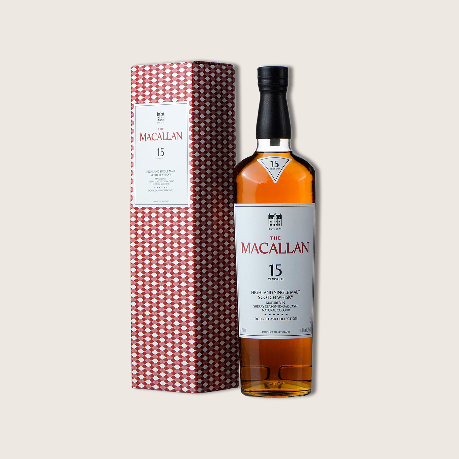 Macallan 15Yr Double Cask Single Malt Scotch Whisky (Red Label