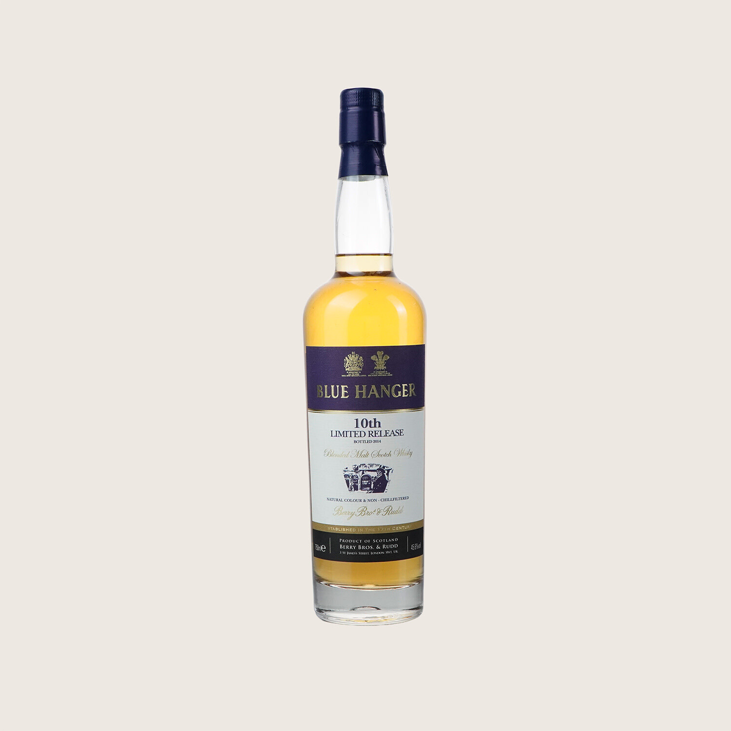 Blue Hanger 10th Limited Release Blended Malt Scotch Whisky $129