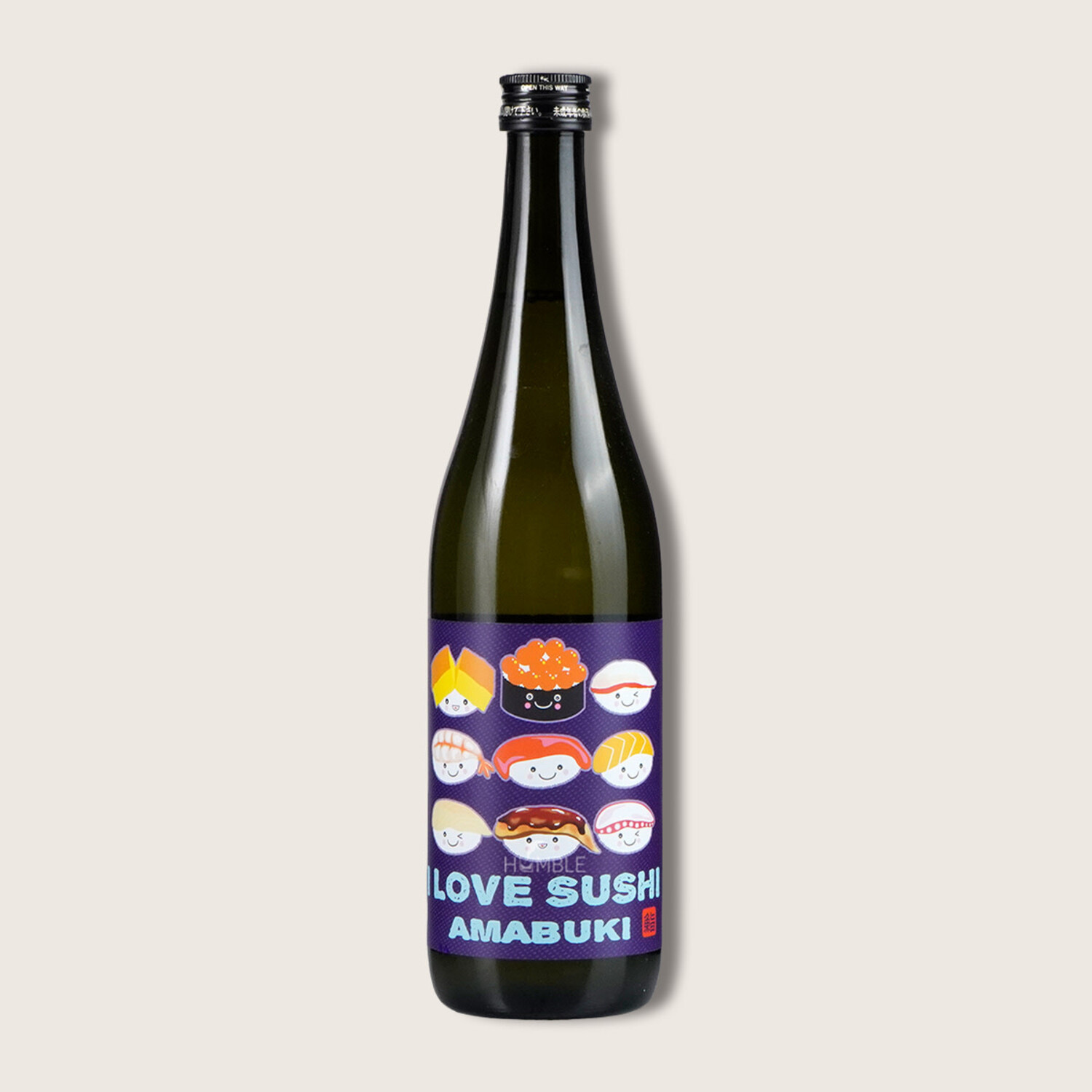 Amabuki I Love Sushi Junmai 纯米酒720ml $35 - Uncle Fossil