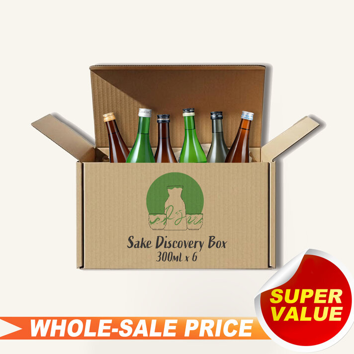 Sake Discovery Box 720ml X 6 Bottles $198 - Uncle Fossil Wine&Spirits