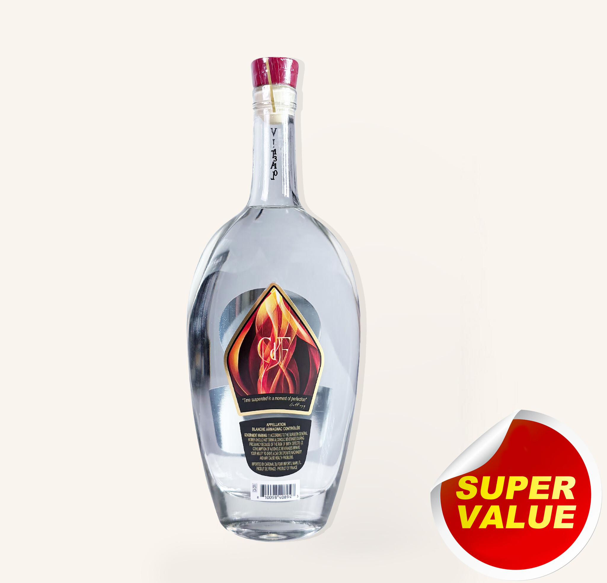 Cardinal Du Four Blanche Armagnac France 750ml $79 - Uncle Fossil