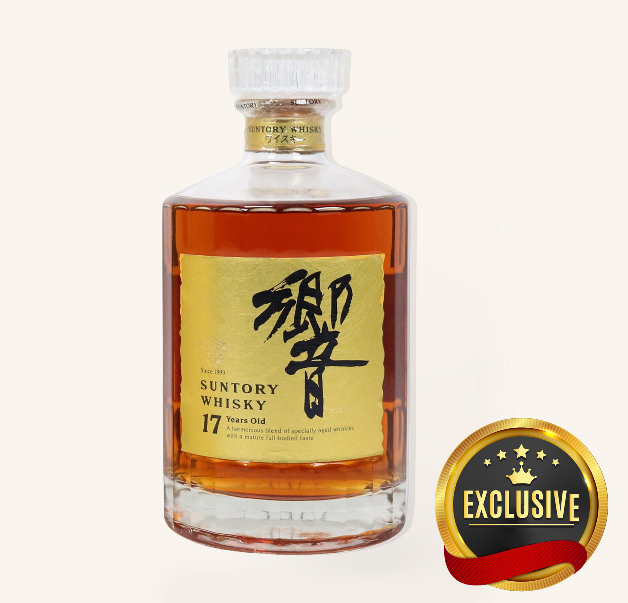 SUNTORY WHISKY HIBIKI 750ml ゴールドラベルB1777 Hibiki 17 Yr Gold Label Version Blended Japanese Whisky 700ml